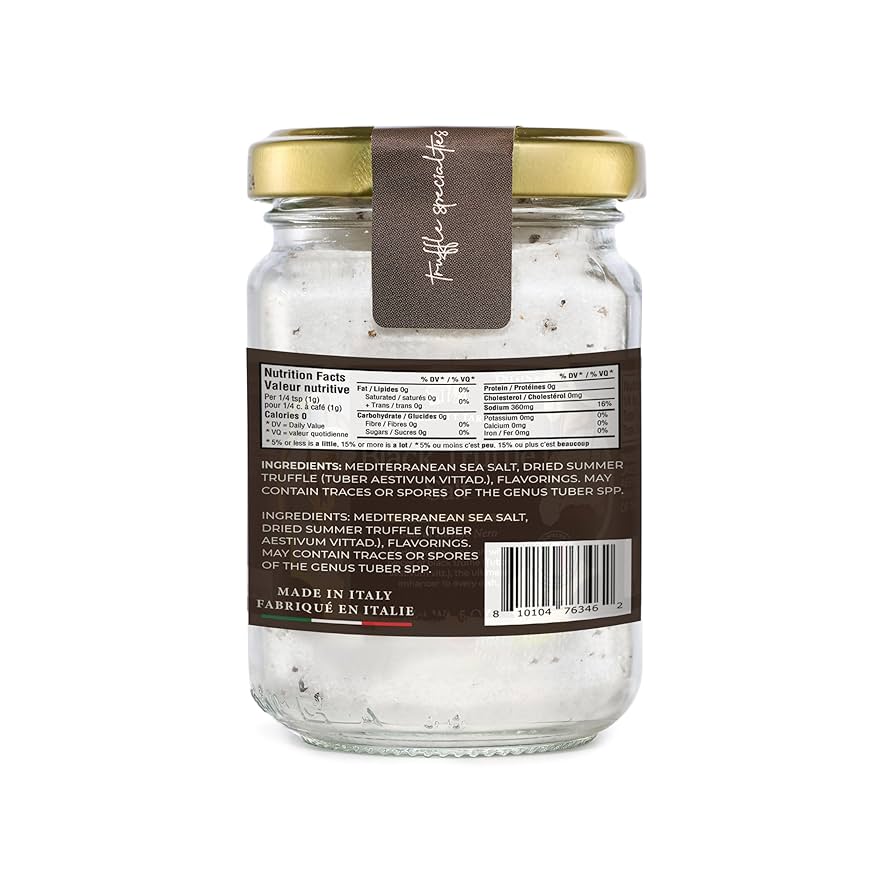 Black truffle salt