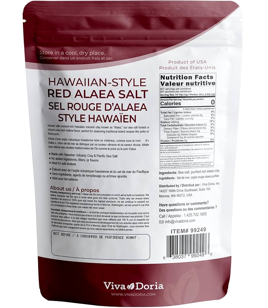Hawaiian red salt