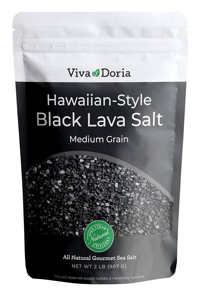 Black lava salt
